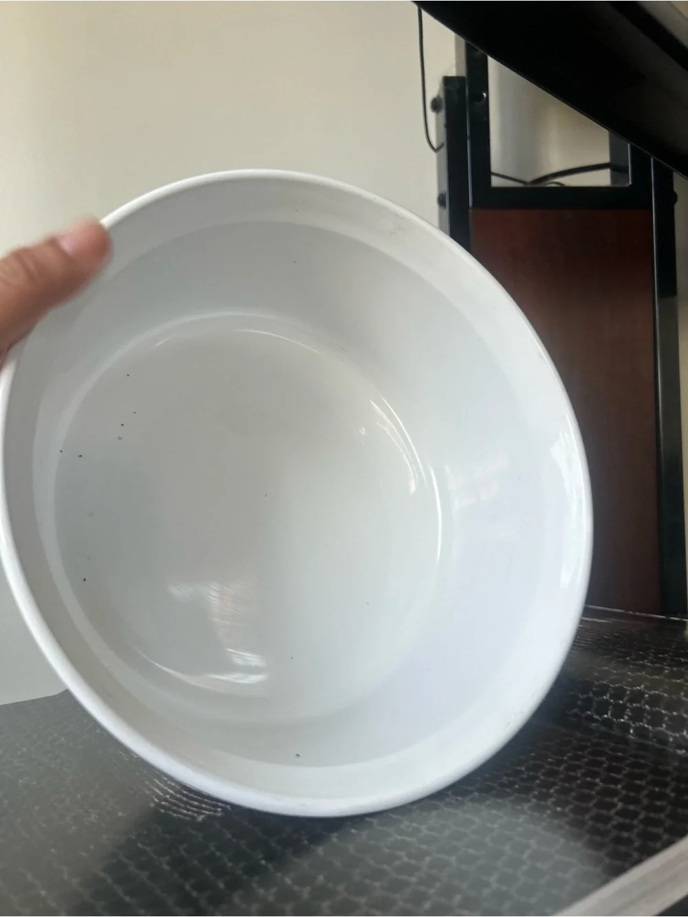 Corning ware White Ceramic Fluted Serving Bowl - Home Dining